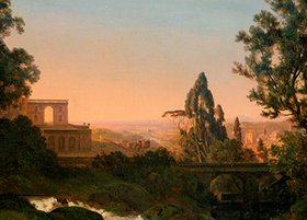 Italienische Landschaft der Romantik. Malerei und Literatur