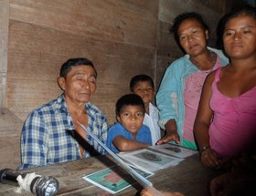 Mitglieder der Source Community, Mayangna in Sauni As, Nicaragua